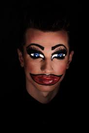 Surreal make up doll like