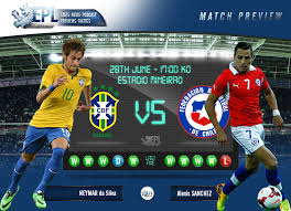 Complete overview of brazil vs chile (world cup qualification conmebol 1st round) including video replays, lineups, stats and fan opinion. Brazil Vs Chile Preview Fifa World Cup 2014 Last 16 Epl Index Unofficial English Premier League Opinion Stats Podcasts