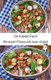 In bayern auch leberkäse oder leberkas genannt. Oktoberfest Brezel Fleischkase Salat Rezept Mit Bildern Rezepte Fusion Food Lebensmittel Essen