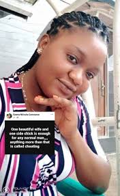 One Beautiful Wife and One Sid€ Chick is Enough for any Normal Man