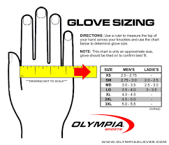 Olympia Glove Size Chart Olympia Gloves For Over 70 Years