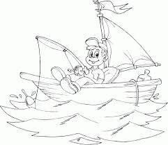 A vintage red simonsen tackle box with tray, auctioned courtesy of the novogratz and one kings lane. Boy Fishing In Small Sailboat Coloring Page Coloring Com Fish Coloring Page Precious Moments Coloring Pages Coloring Pages
