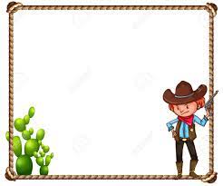 Features of cowboy photo frames: Frame Of Cowboy Thema Auf Weissem Hintergrund Lizenzfrei Nutzbare Vektorgrafiken Clip Arts Illustrationen Image 40398791