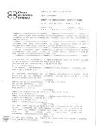 Los certificados podrán ser adquiridos de manera presencial o virtual por cualquier persona. Certificado Camara De Comercio De Bogota Www Arcoiris Com Co 1