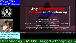 Tanggol Wika Rerun Ng Lecture 1 Ang Manggagawang Pilipino Sa Panahon Ng Covid 19 Facebook