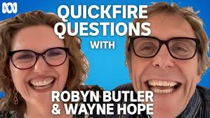 Robyn Butler and Wayne Hope take