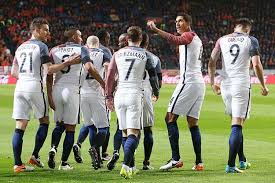 Olivier giroud (france) right footed shot from the centre of the box to the. France Beat Netherlands 3 2 Bulgaria Humble Portugal 1 0