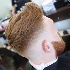 frisur ubergang taper fade abrasierte seiten kombination bart mannerfrisuren manner frisuren ubergang haare