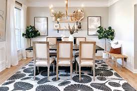 But if you select wider/larger chairs with a 24 width you'll need to allow for more space around the table per person. 9 Dining Room Decor Ideas To Dress Up The Space Ruggable Blog