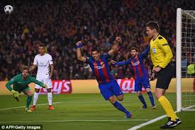 Head to head statistics and prediction, goals, past matches, actual form for champions league. Barcelona 6 1 Psg Uefa Champions League Result Daily Mail Online
