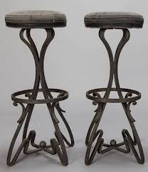 Curtis Jere Brass Topiary Tree Item 9894 Bar Height Stools Stool Vintage Chairs