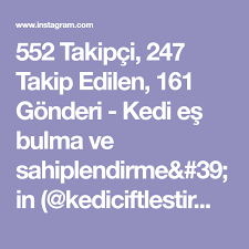 552 Takipci 247 Takip Edilen 161 Gonderi Kedi Es Bulma Ve Sahiplendirme 39 In Kediciftlestirme Instagram Fotograflarini Ve Videolarini Gor In 2020 Cute