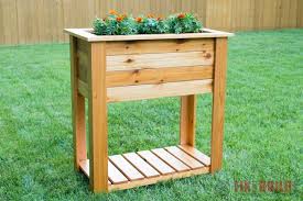 It's the perfect addition to our spring garden! Diy Raised Planter Box Plans Video Fixthisbuildthat