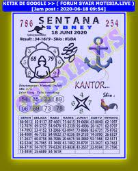 1 New Message Kode Syair Sydney 18 Juni 2020 Forum Syair Togel Hongkong Singapura Sydney
