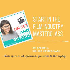 Link To Book In My Profile How To Start In The Film Industry As A Trainee This Is The First Online Masterclass Created For Film Industry Master Class On Set