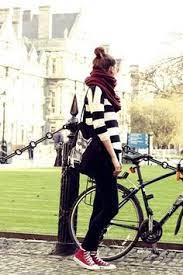 ride that bike converse style women fashion maroon converse