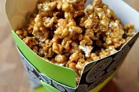 Homemade Butter Toffee Popcorn Mel S Kitchen Cafe Recipe Toffee Popcorn Butter Toffee Popcorn Recipe Popcorn Recipes