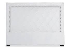 tete de lit simili cuir blanc mathy 160 lestendances fr tete de lit en simili cuir tete de lit cuir blanc