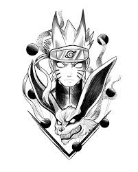 Arte Criada Pelo Artista Brasileiro Diego Favaretto Clique Para Saber Mais Sobre Esse Tatuador E Conferir Outras Naruto Drawings Naruto Tattoo Naruto Painting