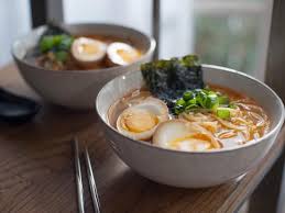 Easy Miso Ramen With Soy Marinated Eggs Recipe Food Network Recipes Food Trisha Yearwood Recipes