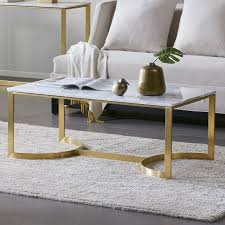 Ariana Sled Coffee Table Coffee Table Marble Coffee Table Coffee Table Wayfair