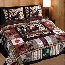 Greenland Home Fashions Whitetail Lodge Quilt Set Local Home Store Greenland Home Fashions Deer Quilt Bedding Sets