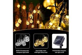 Enhance any space with outdoor string lights and bistro lights. Globe Solar String Lights 7m 50led Outdoor Bulb String Lights Waterproof Solar Patio Lights For Patio Garden Gazebo Yard Outdoors Matt Blatt