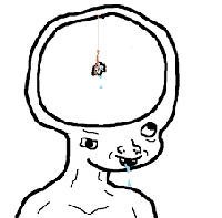 Small brain man shouting at big brain man it's the law guy who have lot a water. Memeatlas