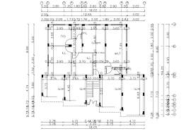 Working Drawing Of Residential Building Autocad Drawing In 2020 Autocad Floor Plan With Dimensions Autocad Drawing