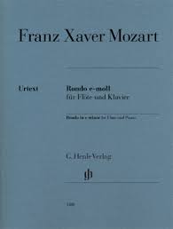 He studied piano with f. Mozart Franz Xaver Rondo E Moll Fur Flote Und Von Franz X W Mozart Buch Online Kaufen Lehmanns De