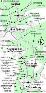 Map Of The Pfalz Vineyards Near Where We Lived In Germany