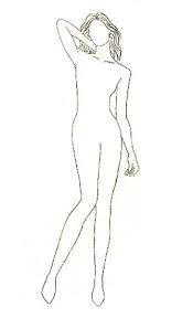 صلةfemale Figure ادخلوا مارح تندموا رسم عارضات الازياءاحصلي على مكياج عارضات Art Drawings Sketches Simple Body Template Brazilian Embroidery