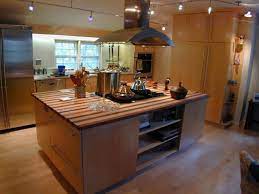 Kitchen islands, if you have visited the home improvement store anytime recently, can cost quite a bit of money. Modern Kitchen Designs With Wooden Kitchen Island With Stove Top In Kitchen Island Under Chimney Ext Island With Stove Kitchen Island With Stove Kitchen Design