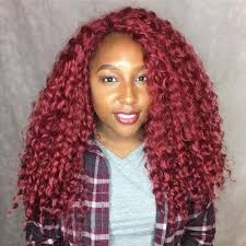 Red hairstyles black women braids. 35 Trending Crochet Braid Hairstyles For Black Woman Belletag