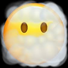 Decorate your laptops, water bottles, notebooks and windows. Face In Clouds Emoji