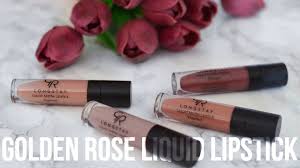 Golden rose crayon matte lipstick choose shade. Golden Rose Liquid Lipsticks Nove Nijanse 22 26 Youtube