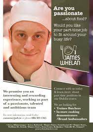 It's quick and easy to apply online for any of the 644 839 featured brand ambassador jobs. James Whelan Butcher Auf Twitter Are You Passionate About Food Looking For An Interesting Rewarding Career That Will Work Around Your Busy College Schedule Please Email Cathy Careers Jwb Ie For More Information