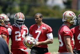 predicting 49ers depth chart post otas colin kaepernick