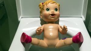 If your baby seems frightened of bathing and cries, try bathing together. Baby Alive Poops Breaks Toilet Part One Funny Baby Alive Videos Baby Alive Story Video Dailymotion