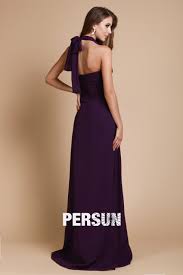 La robe longue manche longue : Simple Robe De Soiree Longue Pour Mariage Halter Dos Nu Jmrouge Fr