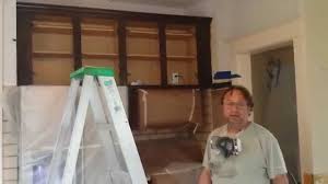 refinishing oak kitchen cabinets in