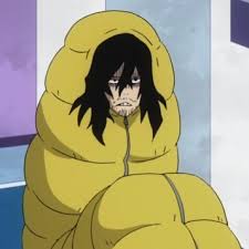 Hero hero daddy my hero academia episodes hero wallpaper. Aizawa Sleeping Bag Explore Tumblr Posts And Blogs Tumgir