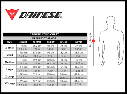 Dainese Motorcycle Jacket Size Chart Memorable Dainese