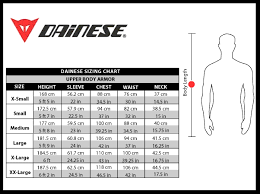 dainese motorcycle jacket size chart memorable dainese