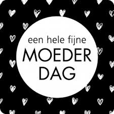 Bekijk meer ideeën over moederdag, knutselen voor moederdag, moederdag knutselen. Sticker Fijne Moederdag Zwart Wit Per 10 Stuks Viasuus