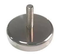 Round Base Heavy Duty External Male Thread Neodymium Pot Cup Magnets