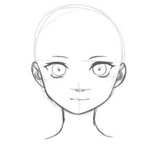 Easy drawing guides > anime , character , easy , people > how to draw an anime boy face. How To Draw A Anime Girl Face Step By Step Anime Girl Sketch