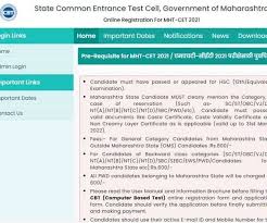 Application forms for the mht cet 2021 will be released online on the official website. Md0urvka Egk6m