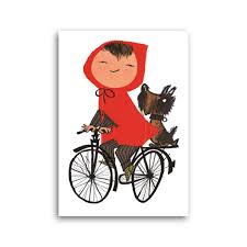 Meisje op de fiets' Enkele Kaart, Fiep Westendorp - Fiep ...