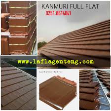 Diposkan pada 23 desember 2016. Info Harga Dan Spesifikasi Genteng Kanmuri Full Flat Laflagenteng